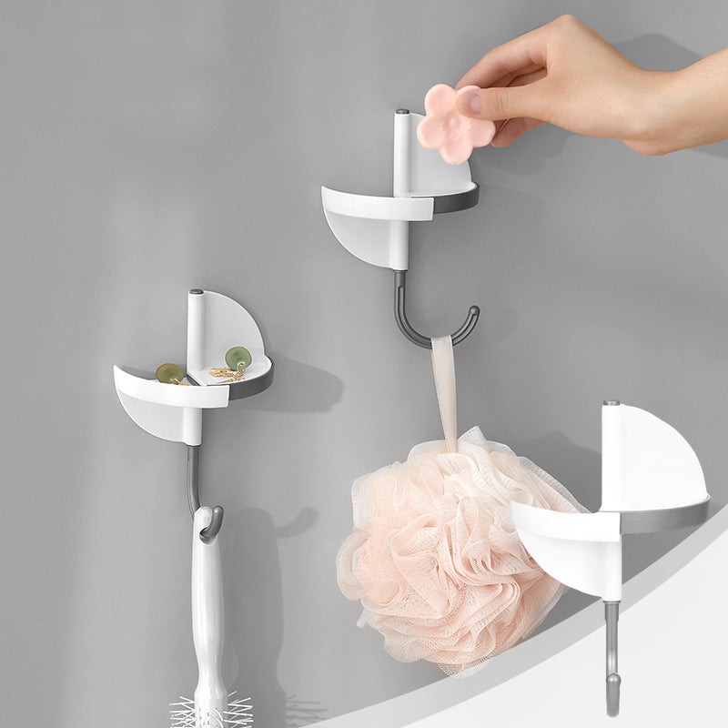 2-in-1 minimalistische boorloze haak voor keuken en badkamer