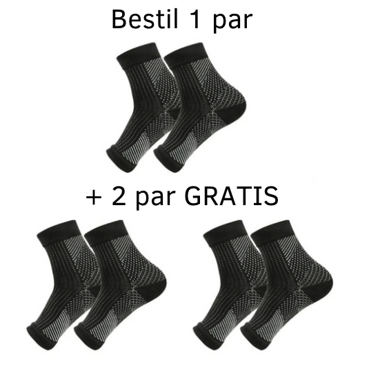 ComfortSox™ - Støttestrømper til smertefulde fødder (1 + 2 par gratis)